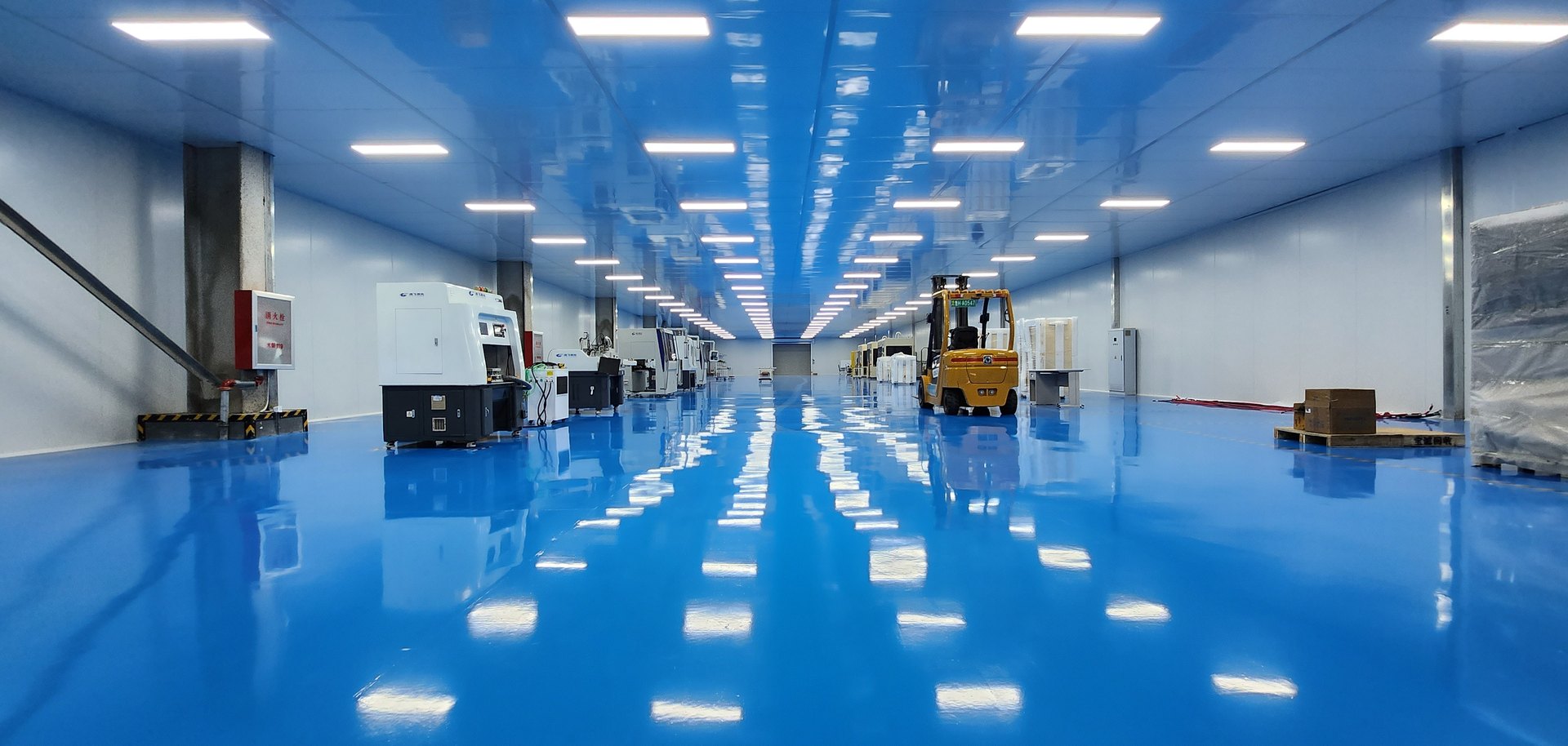 Lithium PACK production hall at Qiwang Energy, Linyi, China