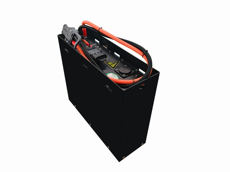 Slim upright LiFePO4 traction pack