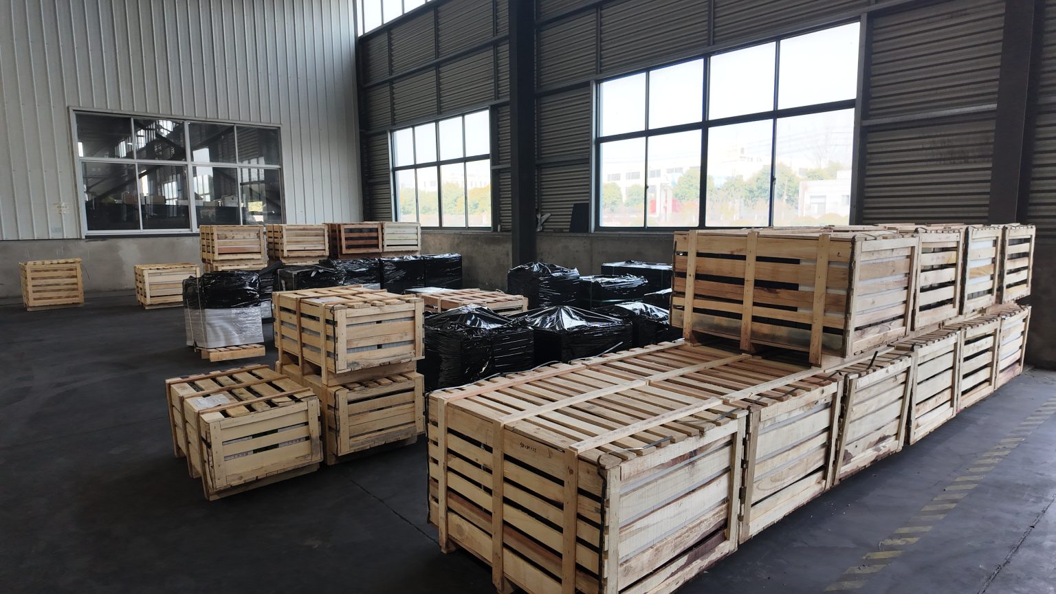 Lead-acid battery production workshop