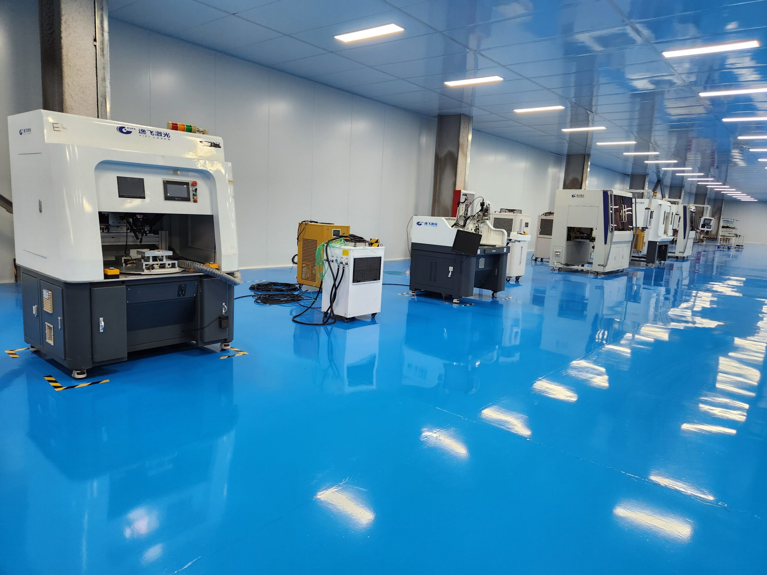 Lithium iron phosphate battery production workshop