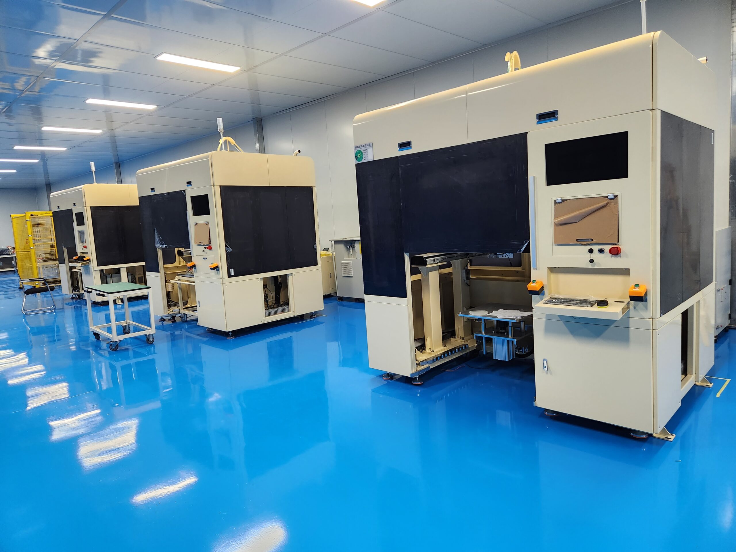 Lithium iron phosphate battery production workshop